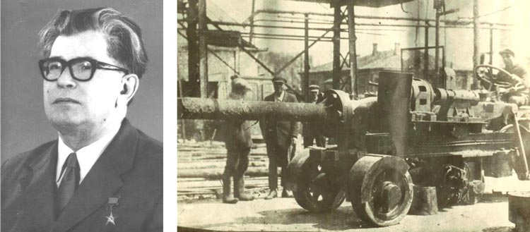 В.В.Лепорский. Завалочная машина С.С.Пруденко В.В.Лепорский. Завалочная машина С.С.Пруденко